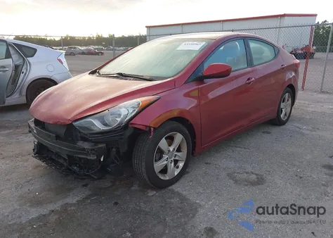 2013 Hyundai Elantra Gls z USA, uszkodzony, nr VIN 5NPDH4AE3DH258677